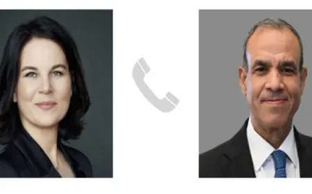 وزير الخارجية يؤكد لنظيرته الألمانية هاتفيا أولوية الإسراع في وقف إطلاق النار بغزة ولبنان