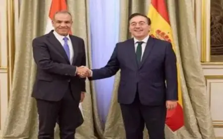 مباحثات مصرية إسبانية اليوم لمناقشة قضايا إقليمية ودولية