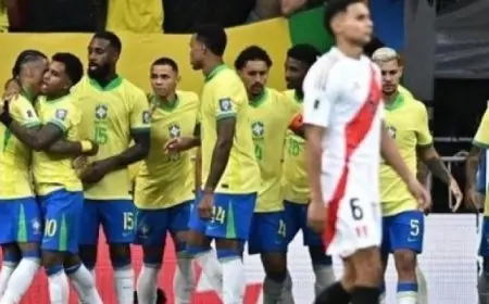 البرازيل تسحق بيرو بـ الأربعة فى تصفيات كأس العالم 2026