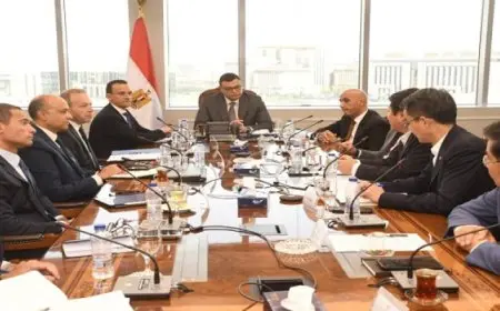 وزير الإسكان يتابع مع المبعوث الخاص لمجموعة “CSCEC” الصينية موقف المشروعات المشتركة