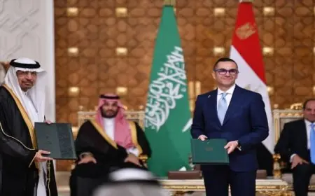 الرئيس السيسي وولي العهد السعودي يشهدان التوقيع على تشكيل مجلس التنسيق الأعلى المصري السعودي