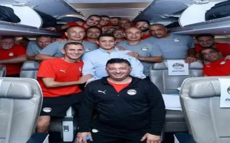 بعثة منتخب مصر تصل القاهرة من موريتانيا بعد ضمان التأهل لكأس الأمم الإفريقية