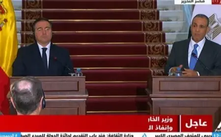 وزير خارجية إسبانيا: نثمن دور مصر الهام في دعم الاستقرار بالشرق الأوسط