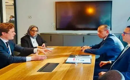 وزير الاستثمار يلتقي مجموعة “يورو كلير” المالية لبحث تطورات مشروع الشركة في مصر لإنتاج الهيدروجين الأخضر