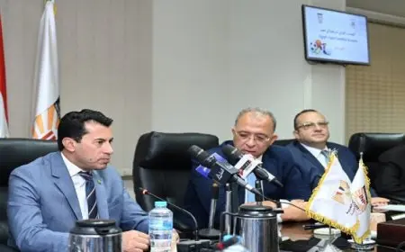 وزير الشباب يشهد وقائع المؤتمر الصحفي لإطلاق الحساب الفرعي للرياضة في مصر