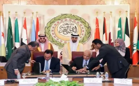 معلومات الوزراء يوقع مذكرة تفاهم مع جامعة الدول العربية بمجالات التحول الرقمى