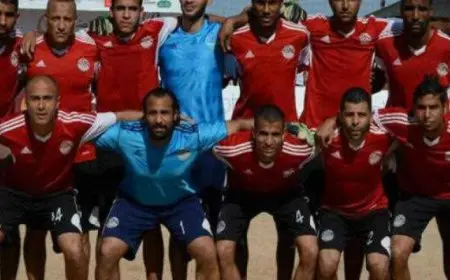 منتخب الشاطئية يختتم استعداداته لمواجهة غانا غدا فى افتتاح أمم أفريقيا