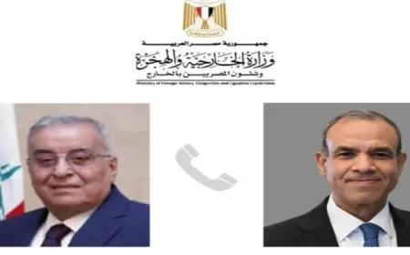 عبد العاطي يبحث هاتفيا مع نظيره اللبناني آخر التطورات المتعلقة بالأوضاع في لبنان