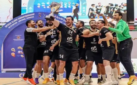 الأهلي يتوج ببطولة إفريقيا للأندية أبطال الدوري لكرة اليد للرجال