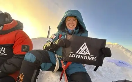 بريطانية تصبح أصغر امرأة تتسلق أعلى 14 قمة فى العالم