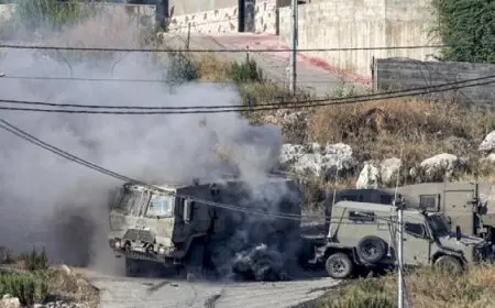 اشتباكات بين فصائل فلسيطنية والاحتلال بعد اقتحام جنين شمال الضفة