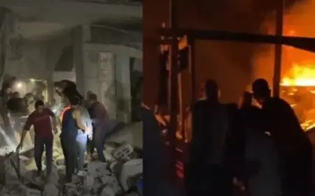 استشهاد 7 فلسطينيين بينهم طفلة في قصف على بيت لاهيا وحي النصر ورفح