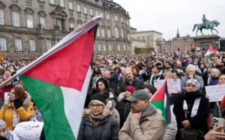 تظاهرات حاشدة في بروكسل تطالب بوقف المجازر الإسرائيلية في غزة ولبنان