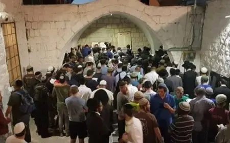 مستوطنون يقتحمون “مقام يوسف” شرق نابلس