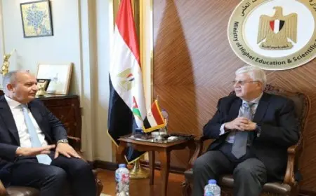 وزير التعليم العالى يبحث مع سفير الأردن دعم التعاون الأكاديمي والبحثي بين البلدين