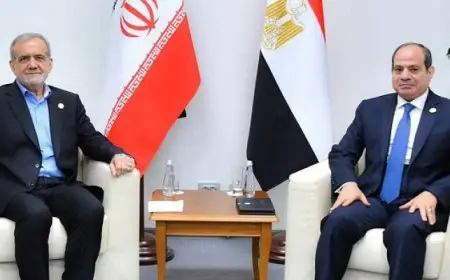 السيسي يؤكد لنظيره الإيراني أهمية نزع فتيل التوتر الإقليمي وتفادي التصعيد