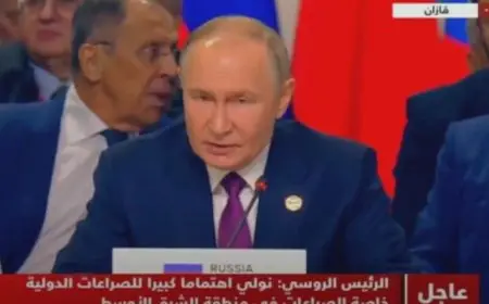 بوتين: مجموعة بريكس تعمل على محاربة الإرهاب والتطرف والجريمة العابرة للحدود