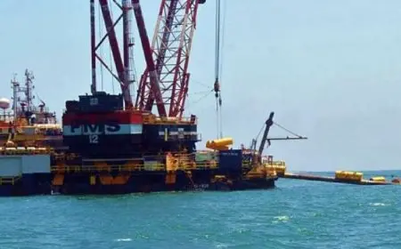 شركة خدمات البترول البحرية PMS تنهي مشروع تنمية حقل أكتوبر البحري في خليج السويس