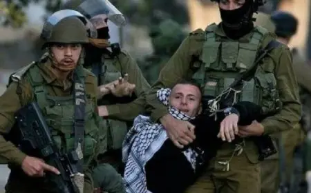 الاحتلال الإسرائيلي ينصب حاجزا عسكريا على مدخل إحدى قرى رام الله ويعتقل عددا من الفلسطينيين