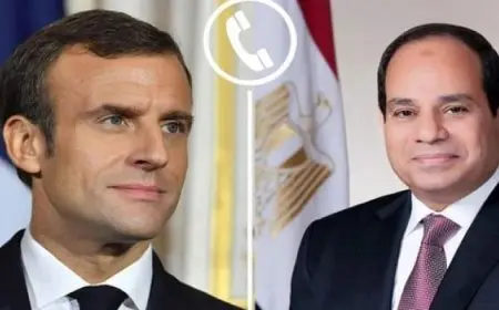 السيسي وماكرون يبحثان هاتفيا التصعيد في الشرق الأوسط