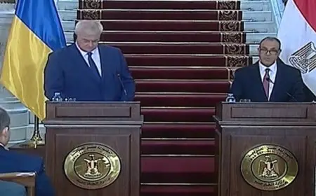 بال وال.. خلال مؤتمر صحفي مع نظيره الأوكراني.. عبد العاطي : التبادل التجاري مع أوكرانيا شهد طفرة كبيرة خلال العامين الماضيين