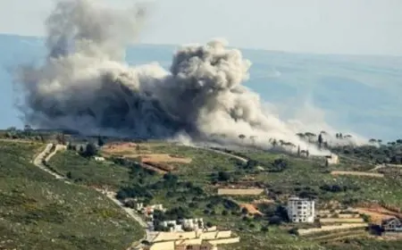 استشهاد 3 لبنانيين في غارة إسرائيلية على إحدى قرى قضاء  في محافظة الجنوب