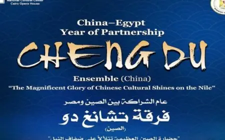 فرقة “تشانج دو” بالأوبرا اليوم احتفالاً بعام الشراكة المصرية الصينية