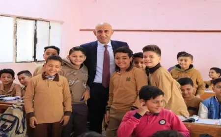 وزير التعليم يواصل جولاته بمختلف المحافظات بزيارة مفاجئة لمدرسة “الشهيد النبوى” الابتدائية بمحافظة الغربية
