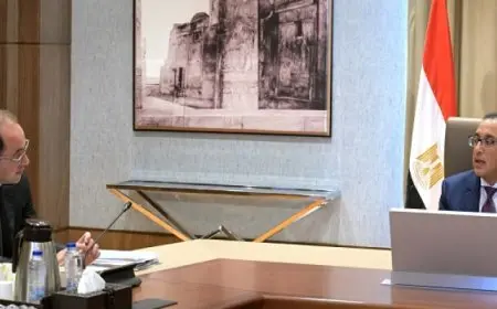 مدبولي يتلقي تقريرًا من وزير المالية حول نتائج مُشاركته في اجتماعات صندوق النقد والبنك الدوليين