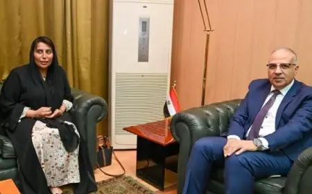 وزير الري يبحث مع سفيرة دولة الإمارات بالقاهرة سُبل تعزيز العلاقات الثنائية