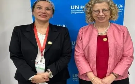 وزيرة البيئة تعقد لقاءا مع المدير التنفيذي لبرنامج الأمم المتحدة للبيئة UNEP