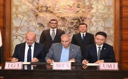 وزيرا الإسكان المصرى والصينى يشهدان توقيع اتفاقية إدارة وتشغيل منطقة الأعمال المركزية بالعاصمة الإدارية