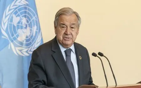 أمين عام الأمم المتحدة يدعو إلى حماية الصحفيين في قطاع غزة