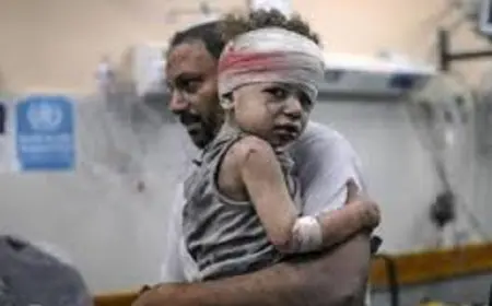 إصابة 3 أطفال إثر إلقاء الاحتلال قنبلة على عيادة في غزة