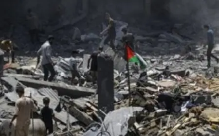 استشهاد 6 فلسطينيين وإصابة آخرين في قصف إسرائيلي على مخيم البريج وسط غزة