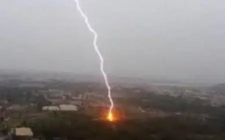 مصرع وإصابة 48 شخصا في مخيم للاجئين في أوغندا بسبب صاعقة برق