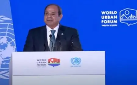 الرئيس السيسي يعلن انطلاق المنتدى الحضري .. ويؤكد أن معاناة الشعوب تتطلب استجابة فورية لوقف نزيف الدماء والدمار