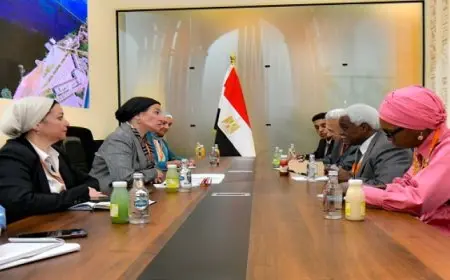 وزيرة البيئة تعقد لقاء مع المدير العام لمنظمة المدن والحكومات المحلية المتحدة الأفريقية UCLG AFRICA