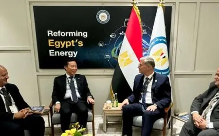 وزير البترول يبحث مع بي بي برنامج الحفر الاستكشافي الموسع للغاز في البحر المتوسط