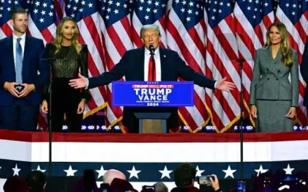 في خطاب النصر أمام أنصاره بفلوريدا .. دونالد ترامب يعلن فوزه بالانتخابات الرئاسية ويؤكد: أمريكا ستدخل عصرًا ذهبيًا