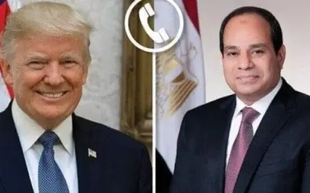 الرئيس السيسي يهنئ ترامب.. ويؤكد ضرورة تحقيق السلام بالشرق الأوسط