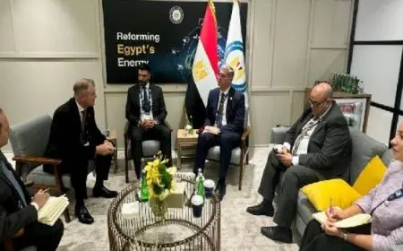 جلسة مباحثات مع خالد هاشم الرئيس الإقليمى لشركة هني ويل لمنطقة الشرق الأوسط وأفريقيا