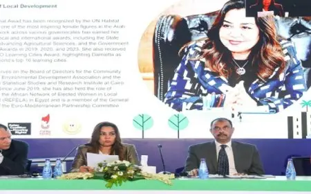 بال .. وزيرة التنمية المحلية تشارك في جلسة حوارية عن السكن الجماعي والصرف الصحي الآمن في مواجهة أزمة المناخ