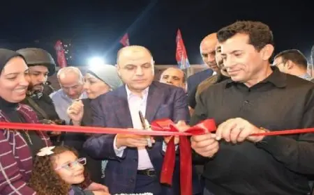 وزير الشباب ومحافظ كفر الشيخ يفتتحان مشروعات إنشائية بمركز شباب مدينة فوة