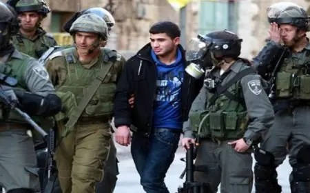 قوات الاحتلال الإسرائيلي تعتقل 10 فلسطينيين من الضفة الغربية
