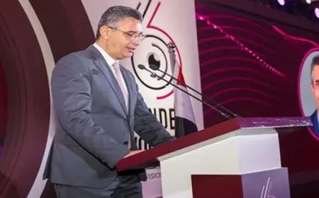 وزير التموين والتجارة الداخلية يُلقي كلمته أمام الملتقى السنوي لصناعة وإعادة التأمين