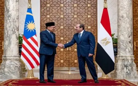 الرئيس السيسي ورئيس الوزراء الماليزي يؤكدان أهمية الاستمرار في التعاون في مجالي التعليم العالي والتدريب