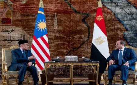 بال .. السيسي ورئيس الوزراء الماليزي يؤكدان أهمية التعاون في كافة المجالات