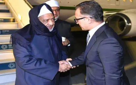 شيخ الأزهر يصل أذربيجان للمشاركة في COP29