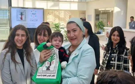 رئيسة المجلس القومي للطفولة والأمومة تزور الأطفال بمستشفى حروق أهل مصر فى اطار الاحتفال بأعياد الطفولة